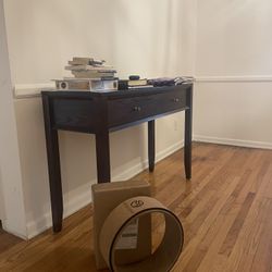 mahogany entry table / credenza / tv console