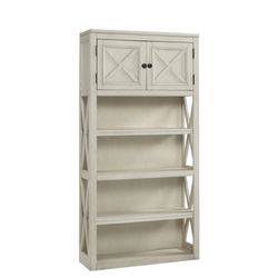 Bookcase - Signature Design by Ashley® Bolanburg Antique White 75" Bookcase