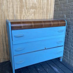 MCM vintage antique early 1900s REAL WOOD made in USA Dresser