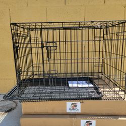 30" Foldable Dog Crate,  Cat Crate, Puppy Crate,  Medium/Large Dogs