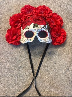 Halloween Día de Los Muertos Mask
