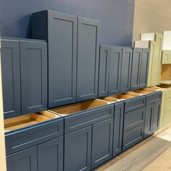 Blue Kitchen Cabinets