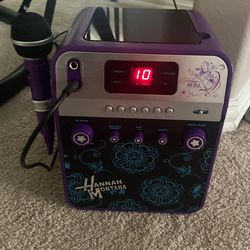 Hanna Montana Karaoke Machine 