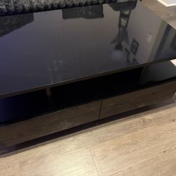 Black Modern Gloss Coffee Table 