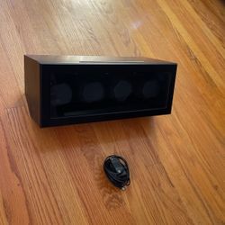 Watch Winder Box Holds 4 Watches Brookstone for Sale in
