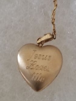 Antique 1/20 14k GF Gold Locket Necklace