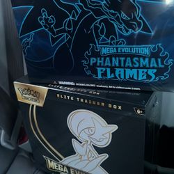 Phantasmal Flames ETB And Mega Evolution ETB Pokémon 