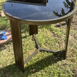 Black Glass Coffee Table 