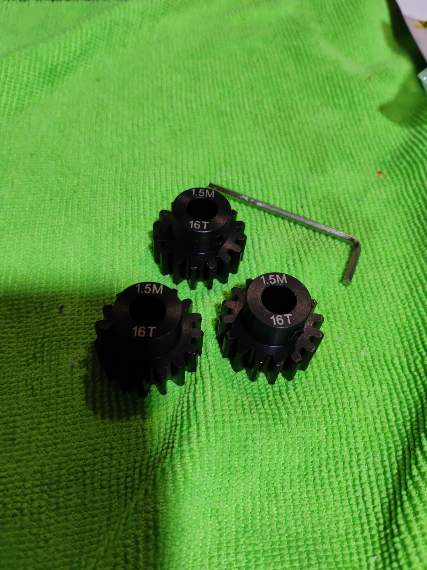 1/5 scale R/C motor gears