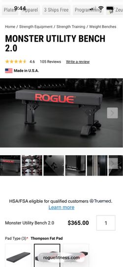 Rogue bench
