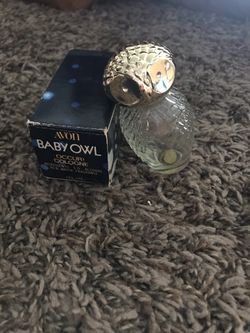Avon baby owl collectible bottle