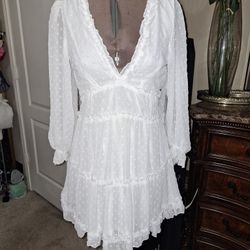 Beautiful  White Dress  , New