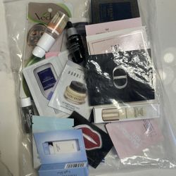 Bag Of Designer Fragrance And Skincare Samples 
