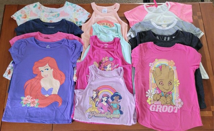 Girls Shirt And Leggings Lot