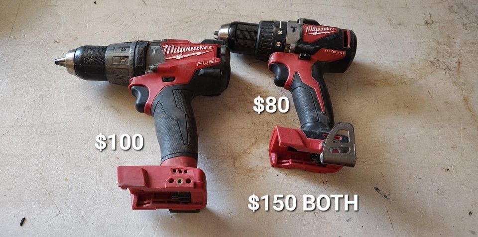 DRILLS PRICE ATTACHED or BOTH $150