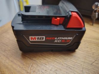 Milwaukee 5.0ah battery m18