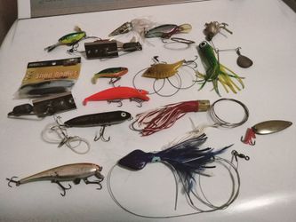 Assortment of Lures and Hooks
