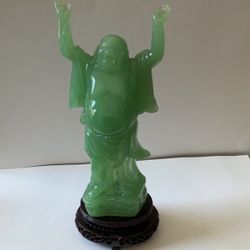 10 inches tall Happy Standing Buddha
