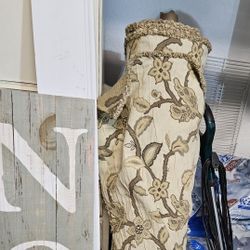 Apolstry Fabric Woodland Theme Crewel Like