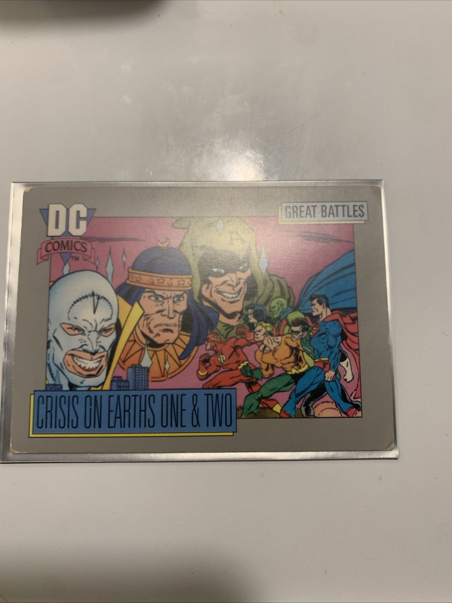 Crisis On Earth One And Two Great Battles Trading Card 1992