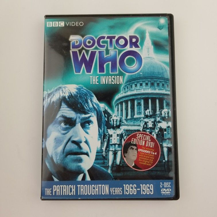Doctor Who: The Invasion 2-Disc DVD Patrick Troughton Years 1(contact info removed) BBC OOP