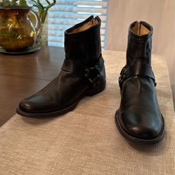 Authentic Frye Men’s Black Leather Ankle Boot