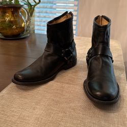 Authentic Frye Men’s Black Leather Ankle Boot