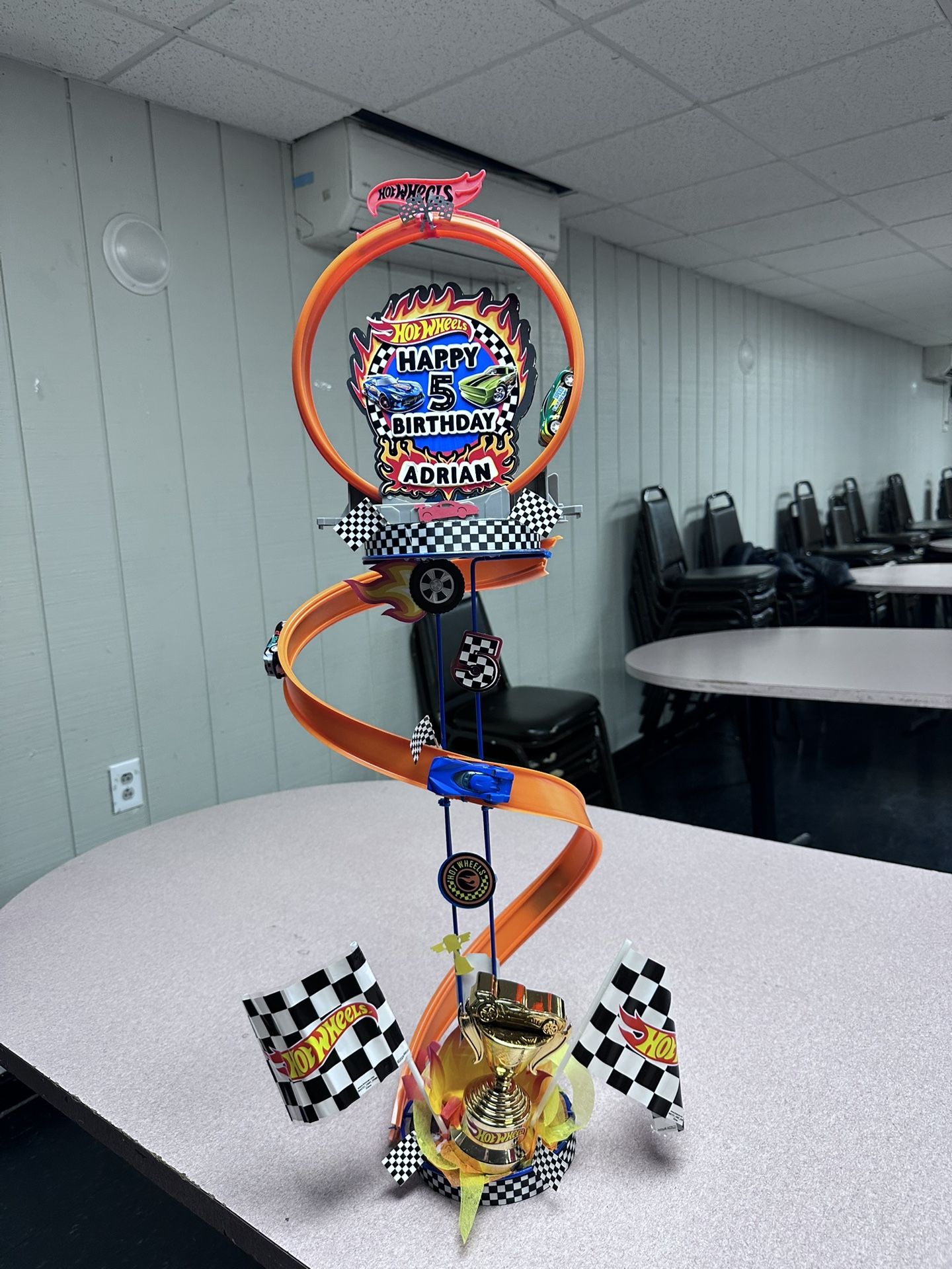 Hot Wheels Party Centerpieces