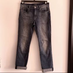 Lucky Brand Brooke Straight Medium Wash Jeans Cuff Ends