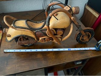 Collectible wood motorcycle