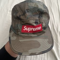 Supreme Reflective Camo Camp Cap