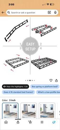 Low profile box support kind free