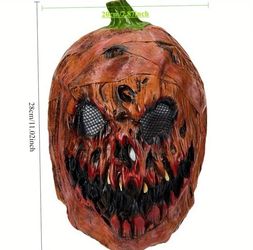 Halloween Horror Pumpkin Full Head Mask