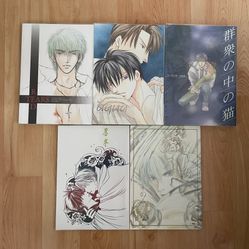 Like-New 5 Manga Books (Japanese Language)