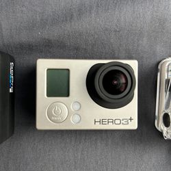 GoPro HERO 3+ Plus Silver Edition Camcorder Camera w/ Waterproof Case, Batteries & Accessories 
