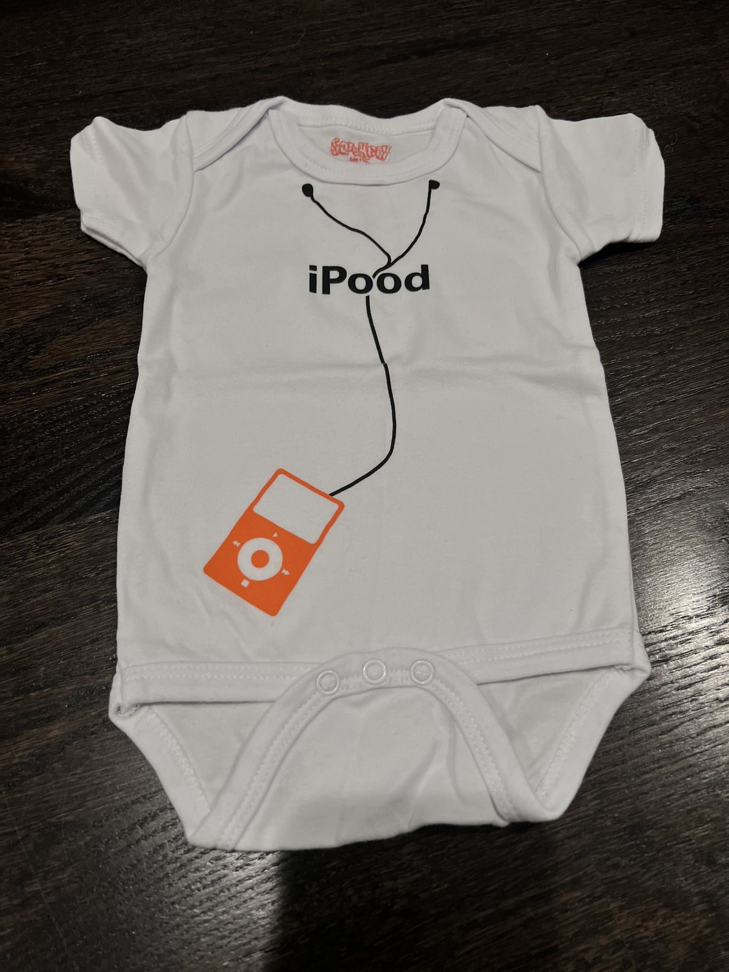 New Sarakety “I Pood” Onesie For Babies, Size 6-12months