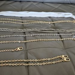 7* gold or silver bag chains