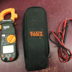 Klein Tools Clamp Multimeter CL1000 With Leads And Case Voltmeter Electrician HVAC