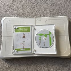 Wii Fit Balance Board And Game