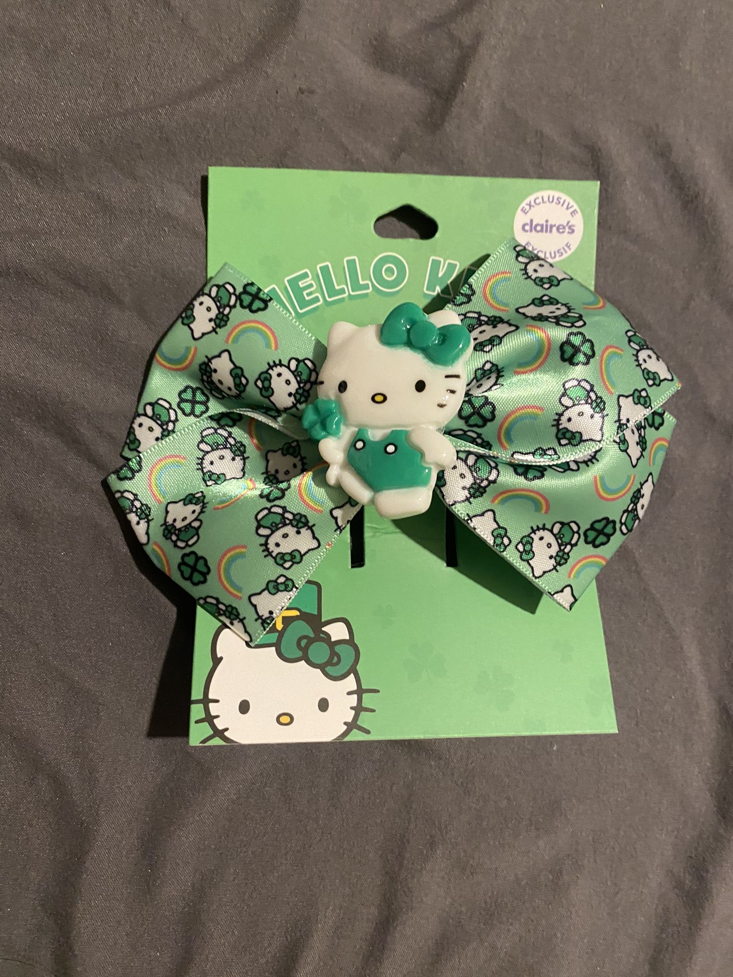 St. Patrick’s Day Hello Kitty Bow