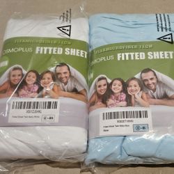 Fitted Sheet Cosmoplus TWIN Fitted Sheet Only (No Flat Sheet Or Pillow Shams)