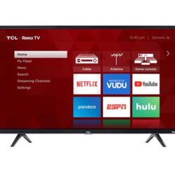 Tcl 75” roku TV