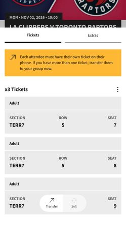 Raptors vs Clippers Tickets
