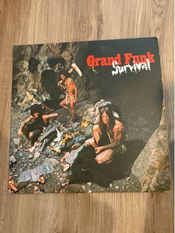 Vintage Vinyl Record LP Grand Funk Survival rock Grateful Dead Rolling Stones