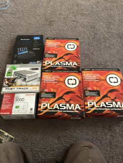 Plasma , Honeywell pro 3000 thermostat, fast track m Audio ,iPad Air dash case