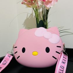 Pink Hello Kitty Crossbody Bag