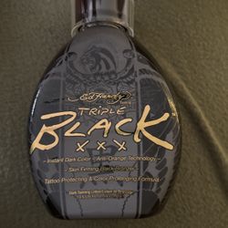 Ed Hardy Triple Black XXX Dark Tanning Lotion 
