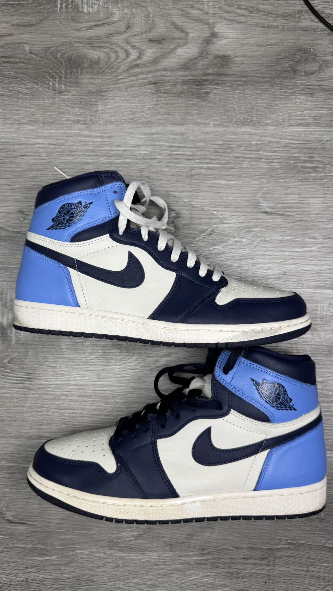 Nike Air Jordan High OG Obsidian UNC Size 11