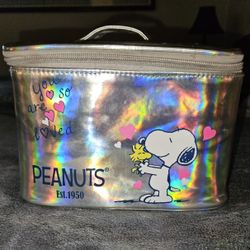 Snoopy Holographic Makeup Bag Vanity Bag 