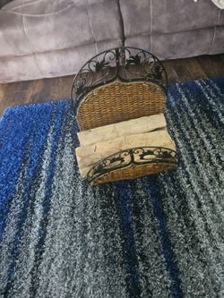 Real wood holder rack with wood Included dont need